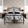 Froxfield Metal King Size Bed in Black