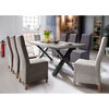 Gavi Benton Optik Large Stone Dining Table And 8 Casper Chairs