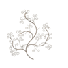 Glass Effect Single Branch - 4152G