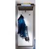 Gomera Narrow Wooden Coat Rack Panel In Acacia White