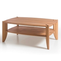 Gracie Coffee Table Rectangular In Core Beech With Undershelf