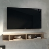 granville wooden entertainment unit in cadiz oak