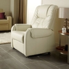 Hastings Rise And Recliner Chair In Cream Faux Leather
