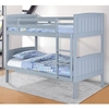 Hatice Wooden Bunk Bed In Grey