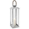 Haylee Medium Lantern In Silver Finish