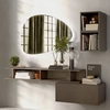 hector wall hung wooden hallway furniture set in bronze