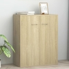Hova Wooden Sideboard With 2 Doors In Sonoma Oak