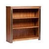 Javelin Low Bookcase In Antique Brown Pine With 2 Shelf