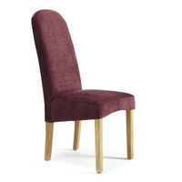 Jennifer Dining Chair In Shiraz Fabric With Oak Legs in A Pair