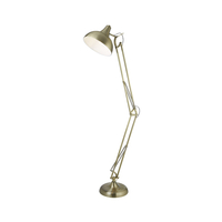 Jeremiah Floor Lamp In Antique Brass