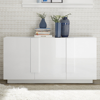 jining high gloss sideboard with 3 doors in white