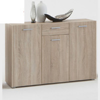Johanna4 Sideboard In Canadian Oak With 3 Doors And 1 Drawer