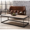 Kross Wooden Coffee Table Rectangular With Metal Framework