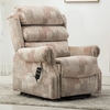 Ladbroke Fabric Petite Electric Recliner Chair In Autumn Mosiac
