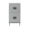 lucy wooden chest of 4 drawers tall in grey oak