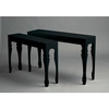 Luis Set of 2 Console And Accent Tables In Black High Gloss