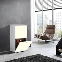 Madison Small Shoe Storage Cabinet With Vanilla Fronts
