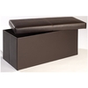 Madrid Large Storage Ottoman In Brown