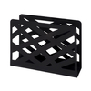 mannheim metal magazine rack in black