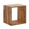 Maxio Solid Oak Single Cube Display Stand