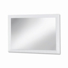 mayon bedroom mirror in white high gloss wooden frame