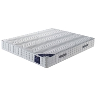 megeve memory foam single mattress in white