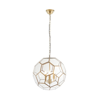 Miele Wall Hung 3 Pendant Light In Antique Brass