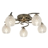 Minnie 5 Light Ceiling Light In Antique Brass