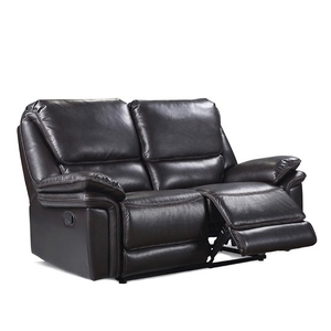 Morley Fabric Recliner 2 Seater Sofa In Brown
