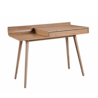 Morvik Wooden Computer Desk In Oak With Lift-Up Lid