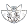 Muni Wall Hung Ceiling Light In Chrome