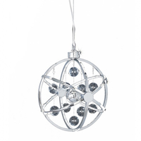 Muni Wall Hung Small Pendant Light In Chrome