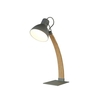 Nanna Ash Wood In Matt Grey Table Lamp