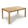 naperville wooden rectangular dining table in oak