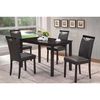 Nero Dining Table with 4 Dining Chairs