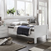 Newport Wooden Single Bed In Alpine White