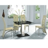 Nitro Extendable Dining Table with 4 D215 Dining Chairs