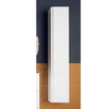 nitro high gloss bathroom storage cabinet with 1 door in white