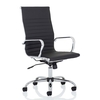 nola leather high back executive office chair in black