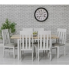 Ohio Extending Dining Set With 6 Padded Slat Back Chairs