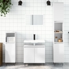 peoria high gloss 3 piece bathroom furniture set in white