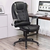Perris Home And Office Chair With Foldable Armrests In Black
