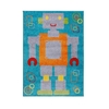 Play Days Robot Multi Color Rug