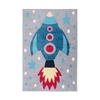 Play Days Rocket Multi Color Rug
