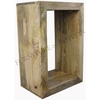 Rani Rectangular Cube Display Unit in Light Finish