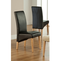 Roma Black Dining Chair ROM02
