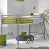 Saturn Metal Mid Sleeper Bunk Bed In Silver