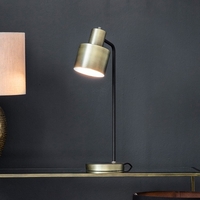 Selva Table Lamp In Brushed Brass Finish