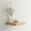 Shelvza Small Wooden Wall Shelf In Grey Oak