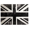 Silver Union Jack Wall Art,  000424